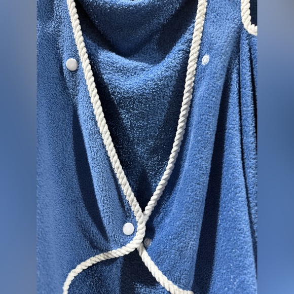 Blue women’s towel wrap - Picture 2 of 7